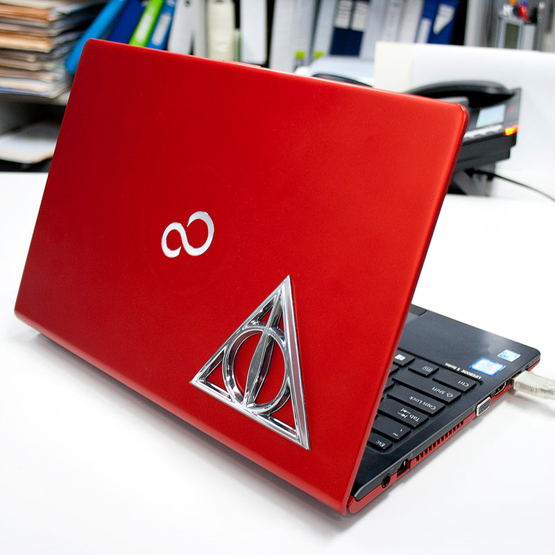Harry Potter Deathly Hallows 3D Car Badge (Chrome)