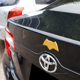 Batman Dawn of Justice 3D Car Badge (Gold)