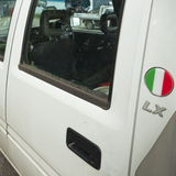 Italian Flag Car Decal (3" Round)