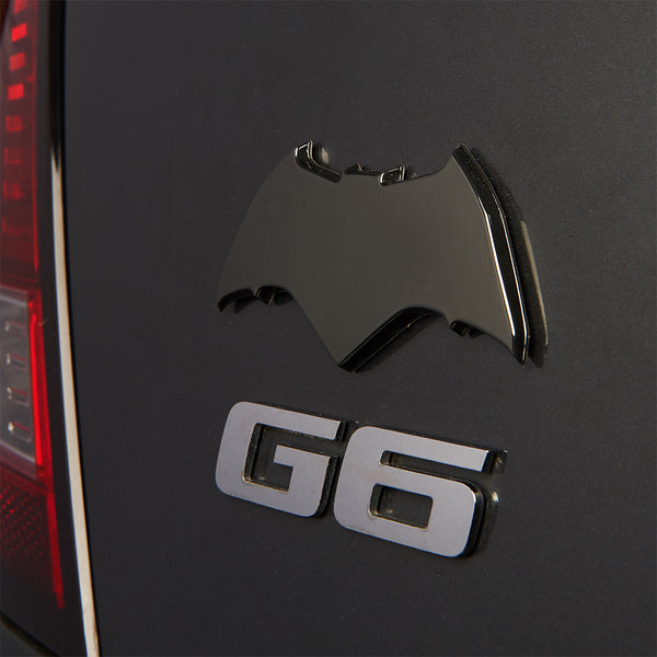Batman Dawn of Justice 3D Car Badge (Black Chrome)
