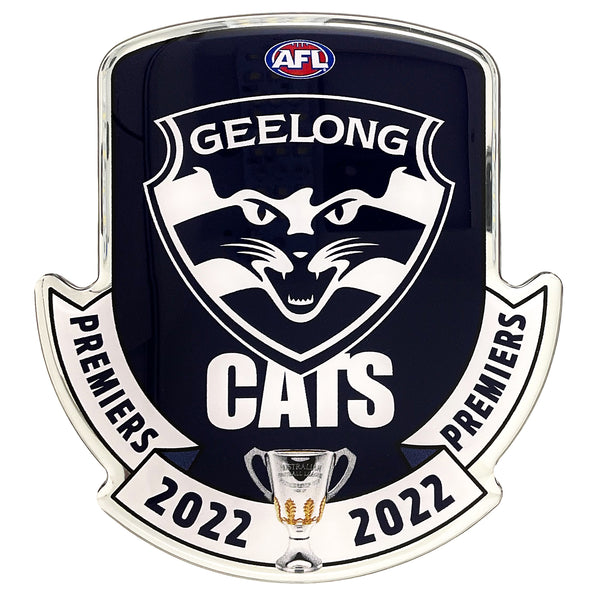 Official Geelong Cats 2022 Premiership Car Decal