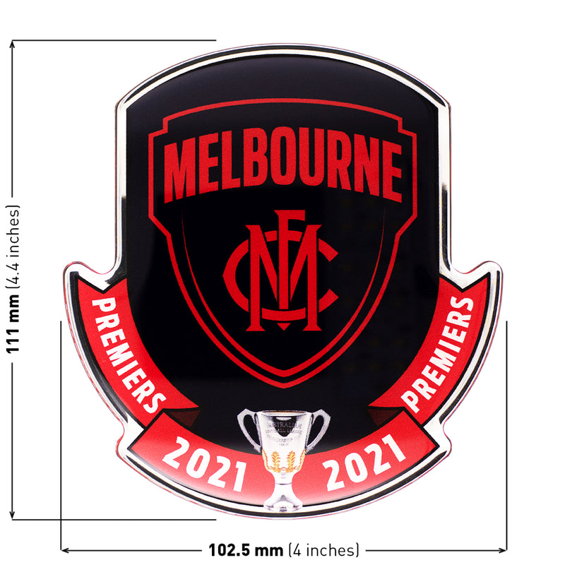 Official Melbourne Demons Premiership Car Decal 2021