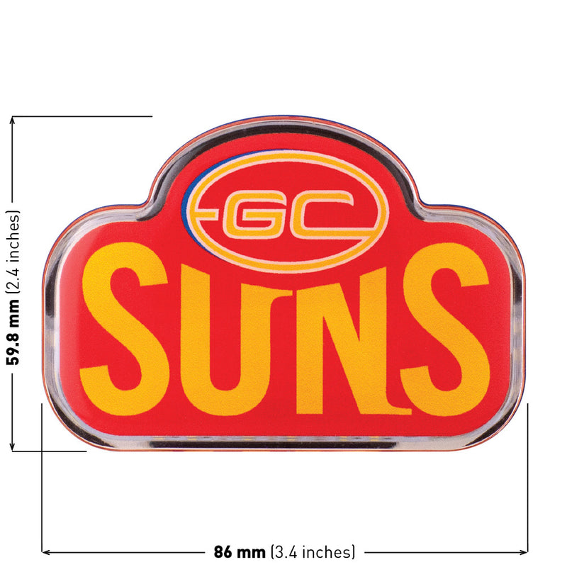 Gold Coast Suns 2021 Logo Decal