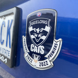 Official Geelong Cats 2022 Premiership Car Decal