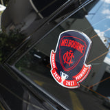 Official Melbourne Demons Premiership Car Decal 2021