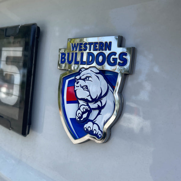 Western Bulldogs 3D Car Badge