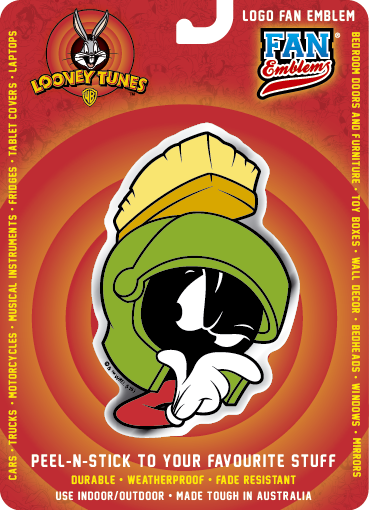 Looney Tunes Marvin The Martian Logo Decal