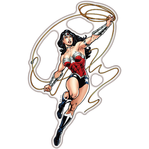 Wonder Woman Fighting Character Decal