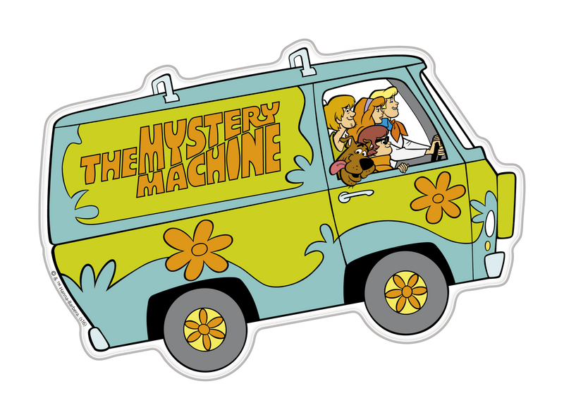 Scooby-Doo Mystery Machine Character Decal