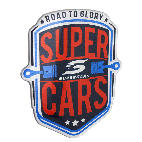 Supercars Road To Glory Logo Decal (Chrome)