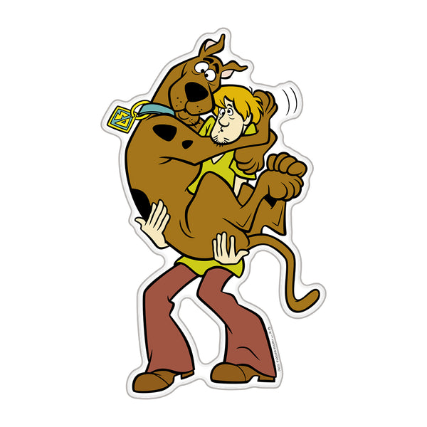 Scooby-Doo and Shaggy Scared Character Decal