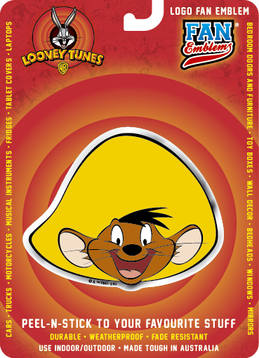 Looney Tunes Speedy Gonzales Logo Decal