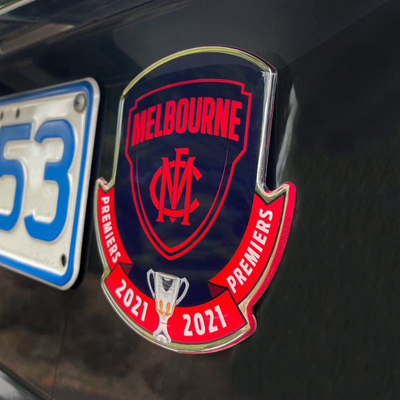 Official Melbourne Demons Premiership Car Decal 2021