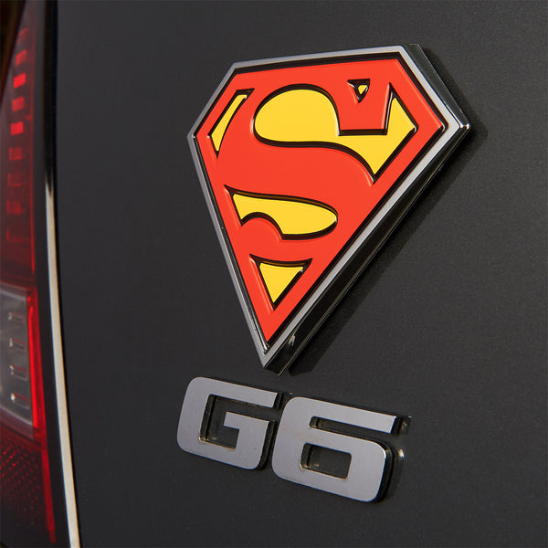 Superman 3D Car Badge (Black, Red, Yellow and Chrome)